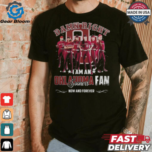 Oklahoma Sooners I Am Sooners Fan Now And Forever All Roster 2024 Tee