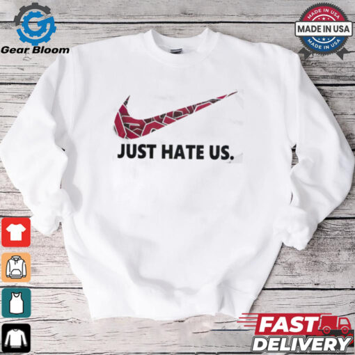 Oklahoma Sooners NCAA Just Hate Us shirt