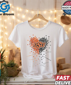 Oklahoma State Cowboys Heart Shirt0