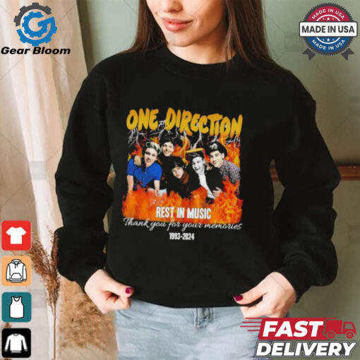 One Direction Liam Payne Rest In Music 1933 2024 Shirt