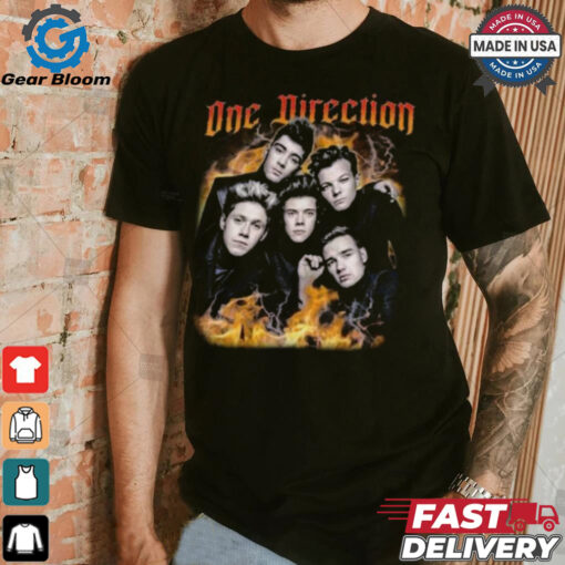 One Direction Music Band Graphic T Shirt