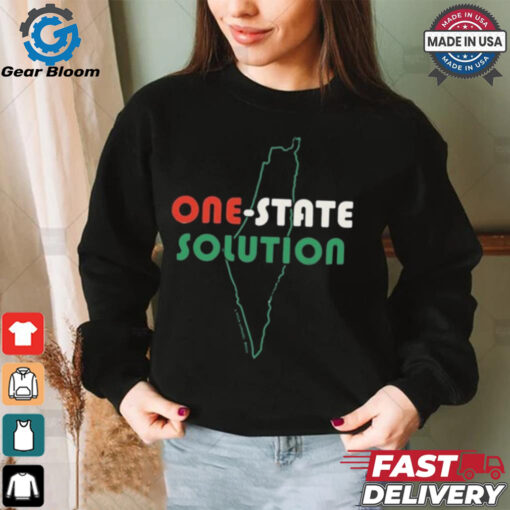 One State Solution Free Palestine 2024 t shirt