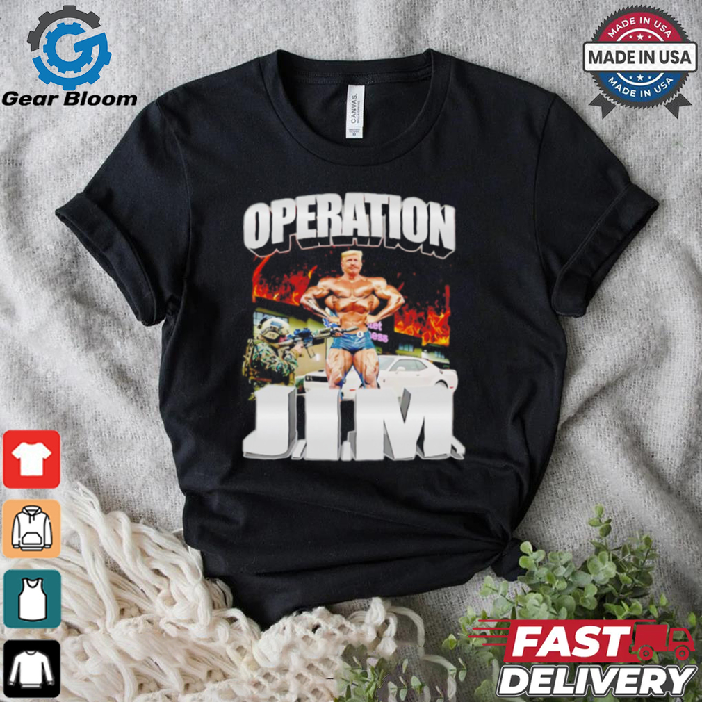 Operation Jim Trump workout flexing gym shirt Operation Jim Trump workout flexing gym shirt