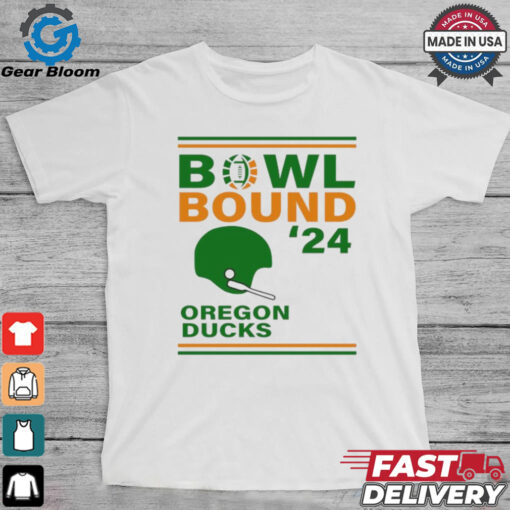 Oregon Ducks 2024 Bowl Bound Helmet Shirt