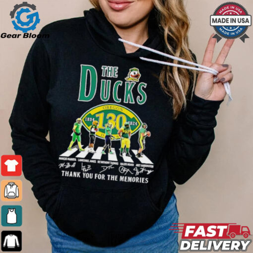 Oregon Ducks The Legends 1894 2024 thank you for the memories shirt