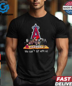 Original Los Angeles Angels MLB Horror Movies Halloween You Can’t Sit With Us 2024 Shirt