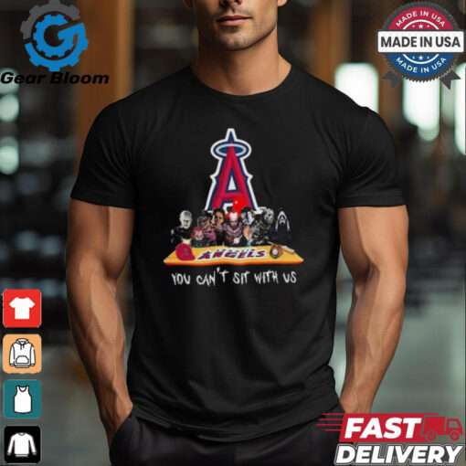 Original Los Angeles Angels MLB Horror Movies Halloween You Can’t Sit With Us 2024 Shirt
