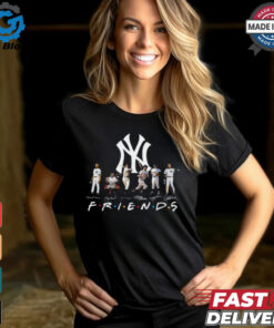 Original New York Yankees Legends Rivera, Berra, DiMaggio, Mantle, Ford, Jeter Friends Signatures T shirt