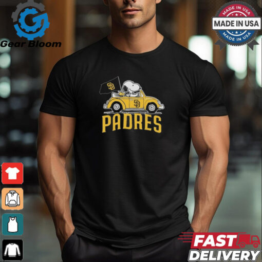 Original San Diego Padres Celebrating 75 Years Of Peanuts Snoopy Shirt