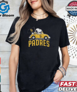 Original San Diego Padres Celebrating 75 Years Of Peanuts Snoopy Shirt