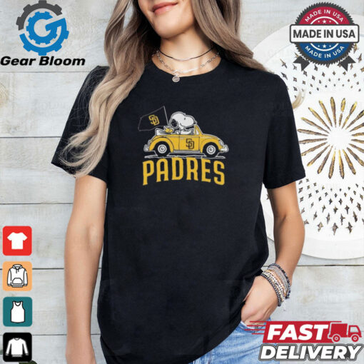 Original San Diego Padres Celebrating 75 Years Of Peanuts Snoopy Shirt