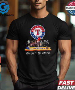 Original Texas Rangers MLB Horror Movies Halloween You Can’t Sit With Us 2024 Shirt