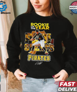 Paul Skenes Pittsburgh Pirates Rookie of the year signature shirt