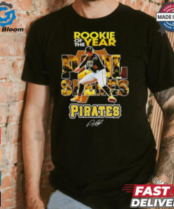 Paul Skenes Pittsburgh Pirates Rookie of the year signature shirt