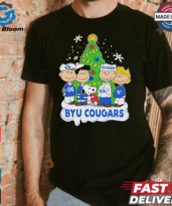 Peanuts Characters X Byu Cougars Christmas Shirt