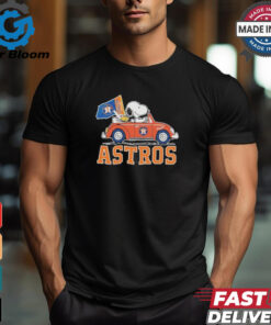 Peanuts Snoopy And Woodstock X Houston Astros October Driving Car Shirt