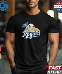 Peanuts Snoopy And Woodstock X Kansas City Royals October Driving Car Shirt