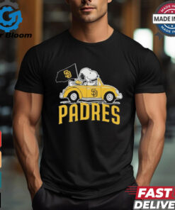 Peanuts Snoopy And Woodstock X San Diego Padres October Driving Car Shirt