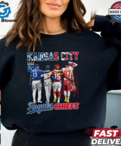 Perez Witt Jr., Mahomes, Kelce Royals Chiefs Tee shirt