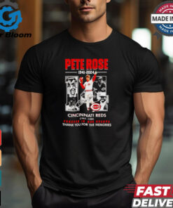 Pete Rose 1941 2024 Cincinnati Reds forever in our hearts shirt