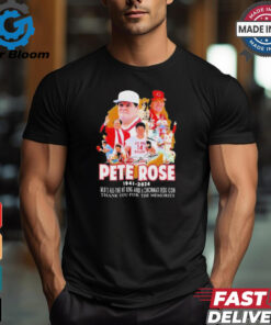 Pete Rose 1941 2024 MLB’s All Time Hit King And A Cincinnati Reds Icon Thank You For The Memories T Shirt