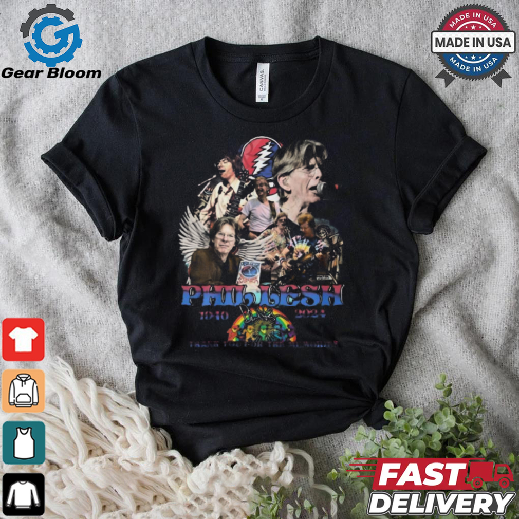 Phil Lesh 1940 2024 Thank You For The Memories T Shirt Phil Lesh 1940 2024 Thank You For The Memories T Shirt