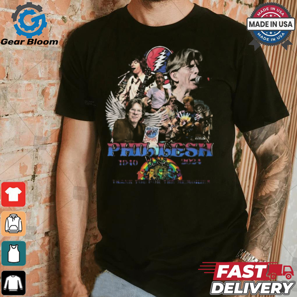 Phil Lesh 1940 2024 Thank You For The Memories T Shirt Phil Lesh 1940 2024 Thank You For The Memories T Shirt