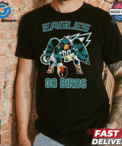 Philadelphia Eagles go birds football mascot shirt