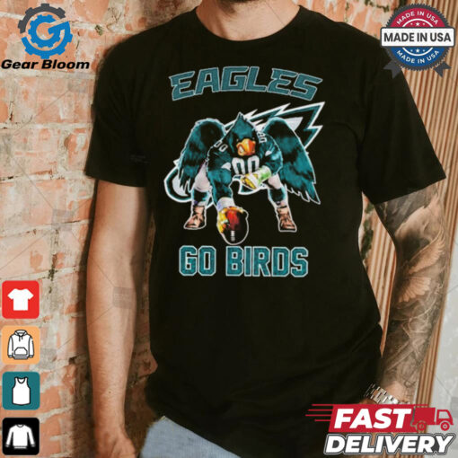 Philadelphia Eagles go birds football mascot shirt