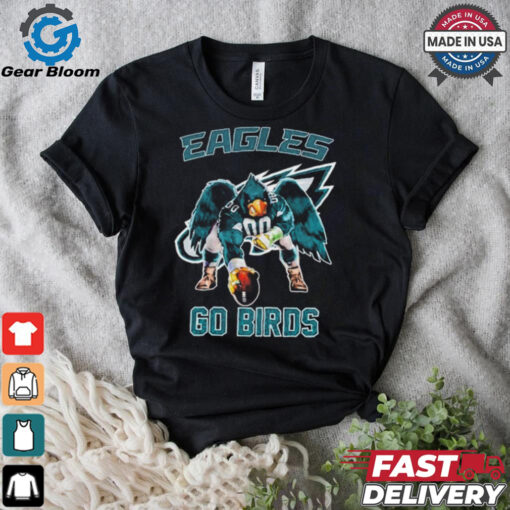 Philadelphia Eagles go birds football mascot shirt