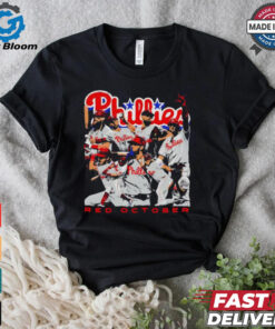 Philadelphia Phillies Red October starting line up shirt