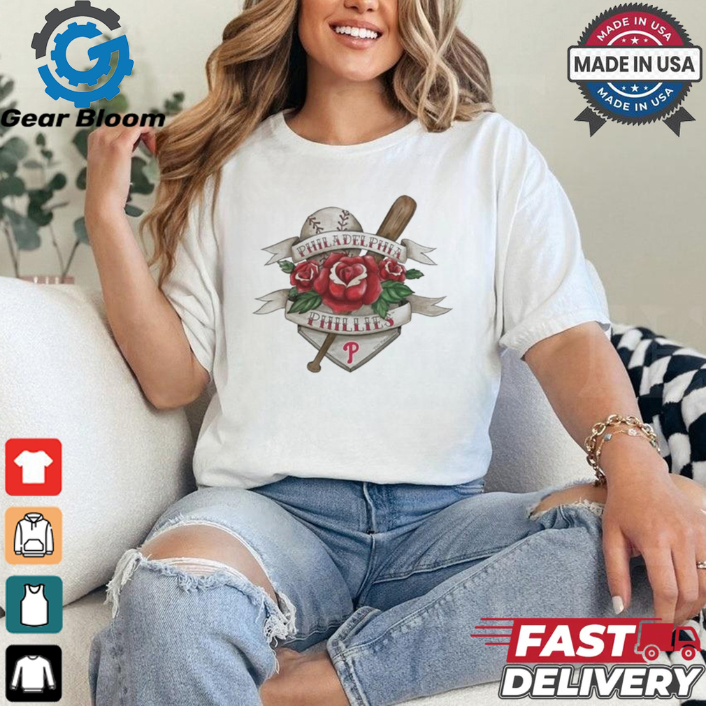 Philadelphia Phillies Tattoo Rose 2024 Shirt Philadelphia Phillies Tattoo Rose 2024 Shirt