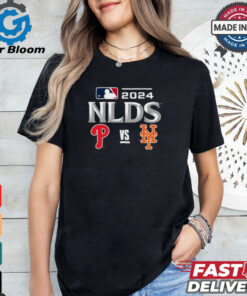 Philadelphia Phillies vs New York Mets 2024 MLB NLDS Matchup Set Logo T Shirt