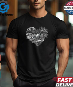 Philippine Eagle Heart Patterns Sports 2024 Shirt