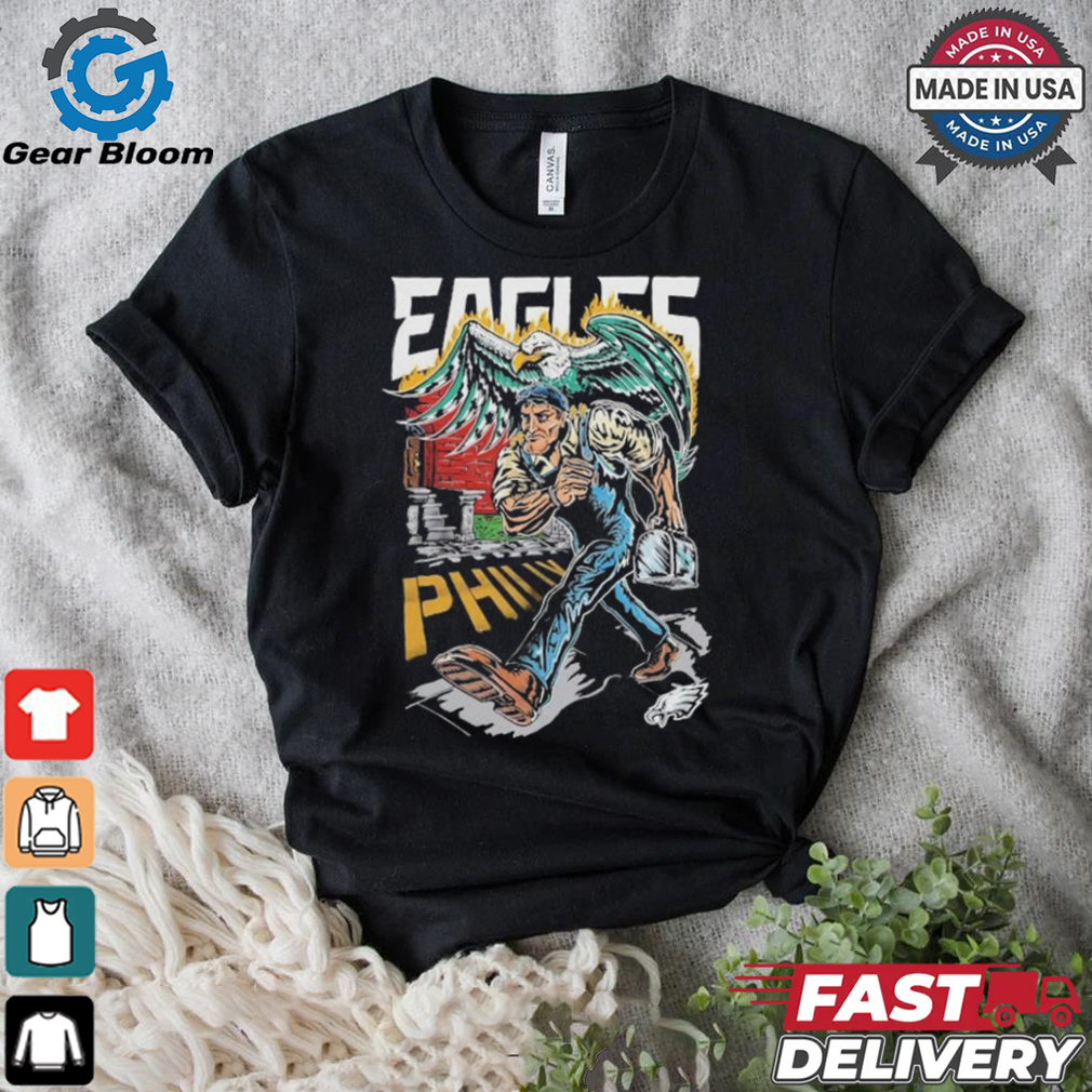 Philly Warren Lotas Working Man Philadelphia Eagle T shirt Philly Warren Lotas Working Man Philadelphia Eagle T shirt