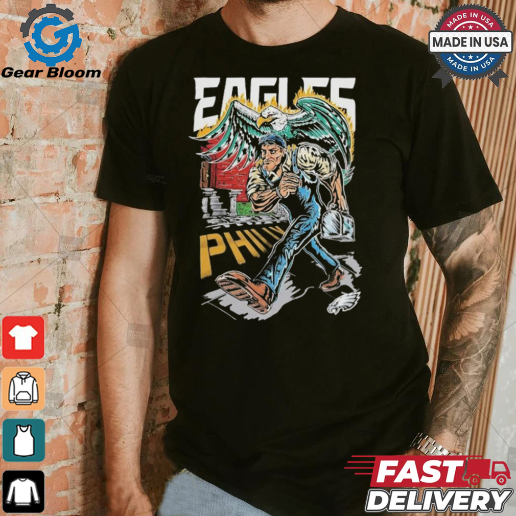 Philly Warren Lotas Working Man Philadelphia Eagle T shirt Philly Warren Lotas Working Man Philadelphia Eagle T shirt