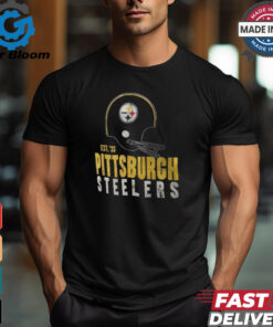 Pittsburgh Steelers Nike Black Helmet Essential T Shirt