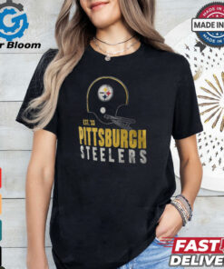 Pittsburgh Steelers Nike Black Helmet Essential T Shirt