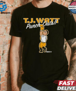 Pittsburgh Steelers T.J. Watt Punch Outs Pixel t shirt