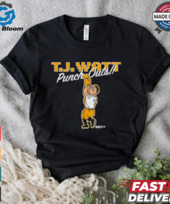 Pittsburgh Steelers T.J. Watt Punch Outs Pixel t shirt