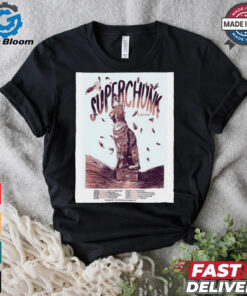 Poster Superchunk America October Tour 2024 t shirt