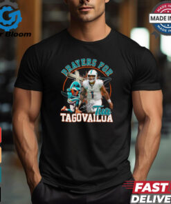 Prayers for tua tagovallua Dolphins shirt
