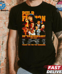 Pulp Fiction 30th anniversary 1994 2024 signature thank you for the memories shirt