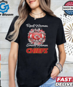 Official Real Women Love Football Smart Women Love The Kansas City Chiefs T Shirt0