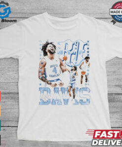 RJ Davis’ North Carolina Tar Heels Journey graphic shirt