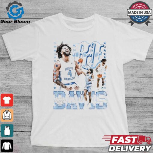 RJ Davis’ North Carolina Tar Heels Journey graphic shirt