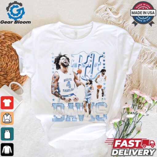 RJ Davis’ North Carolina Tar Heels Journey graphic shirt