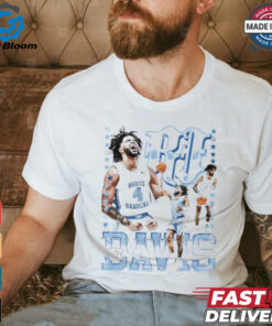 RJ Davis’ North Carolina Tar Heels Journey graphic shirt