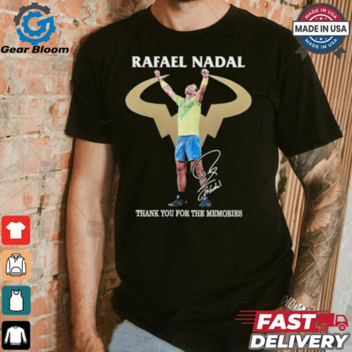 Rafael Nadal Grand Slam 22 Thank You For The Memories Signature shirt