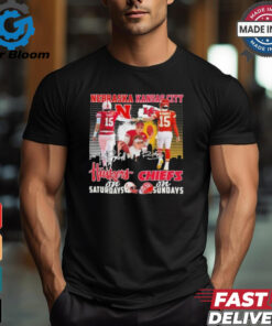 Raiola Mahomes Nebraska Huskers On Saturdays X Kansas City Chiefs On Sundays Signatures Shirt